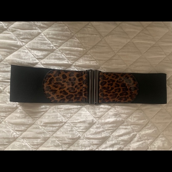 Leopard Print Belt - Picture 1 of 4